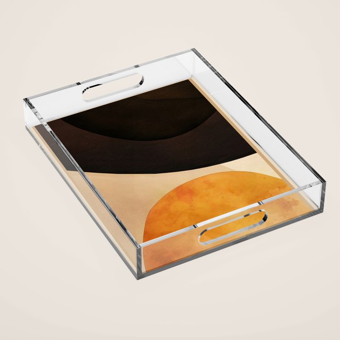 Abstract & Modern Shape Art 3 Acrylic Tray Gallery Image 1