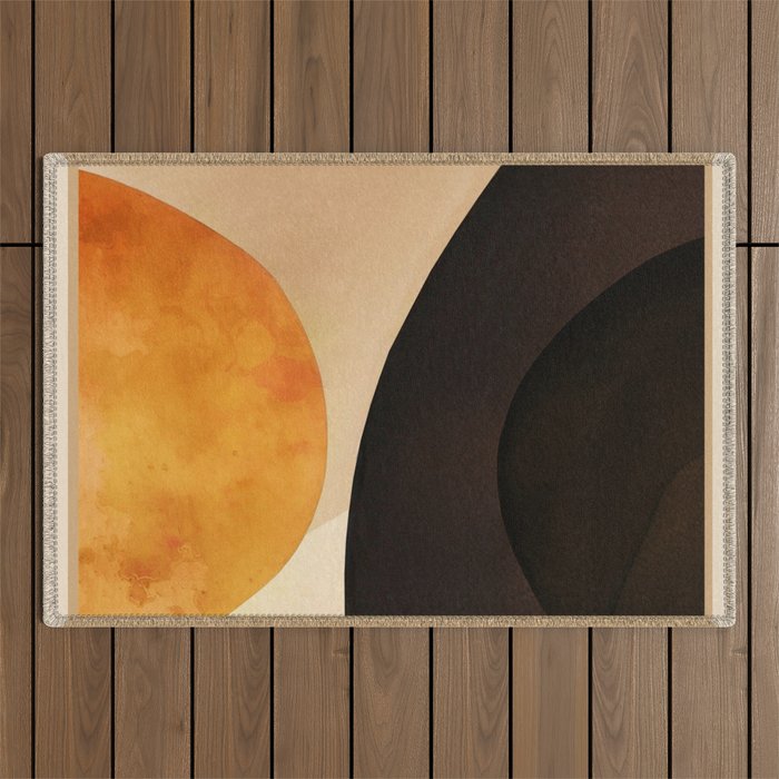 Abstract & Modern Shape Art 3 Outdoor Rug Gallery Image 1