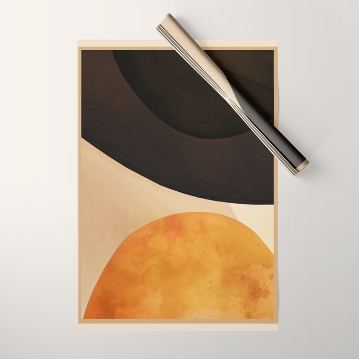 Abstract & Modern Shape Art 3 Wrapping Paper Gallery Image 1