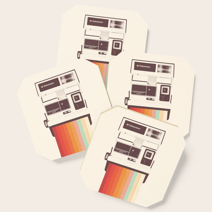 Instant Camera Rainbow Coaster Gallery Image 1