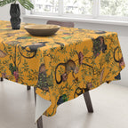Vintage Chinoiserie Monkey Garden Party Tablecloth Gallery Image 3