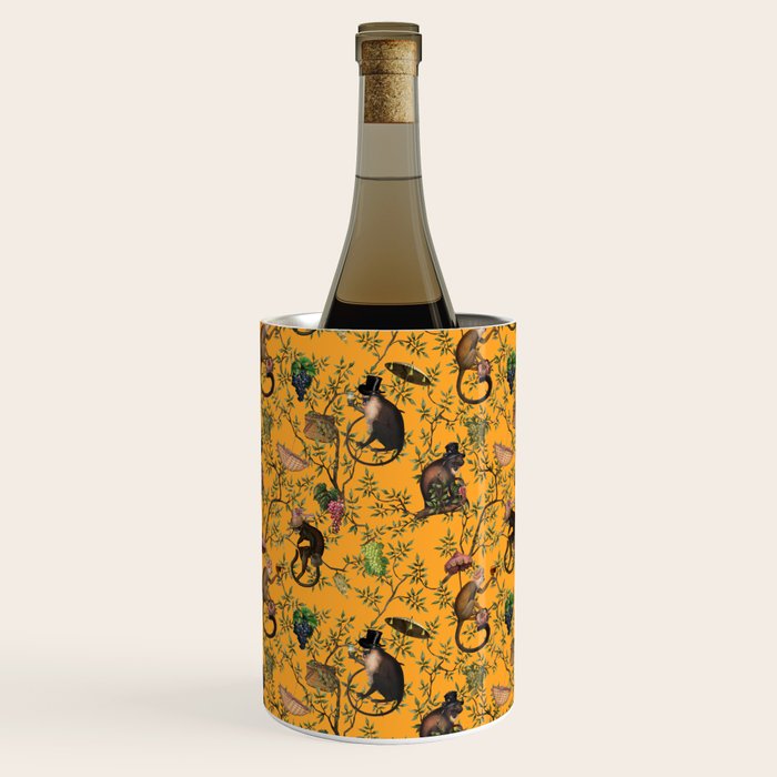 Vintage Chinoiserie Monkey Garden Party Wine Chiller Gallery Image 1