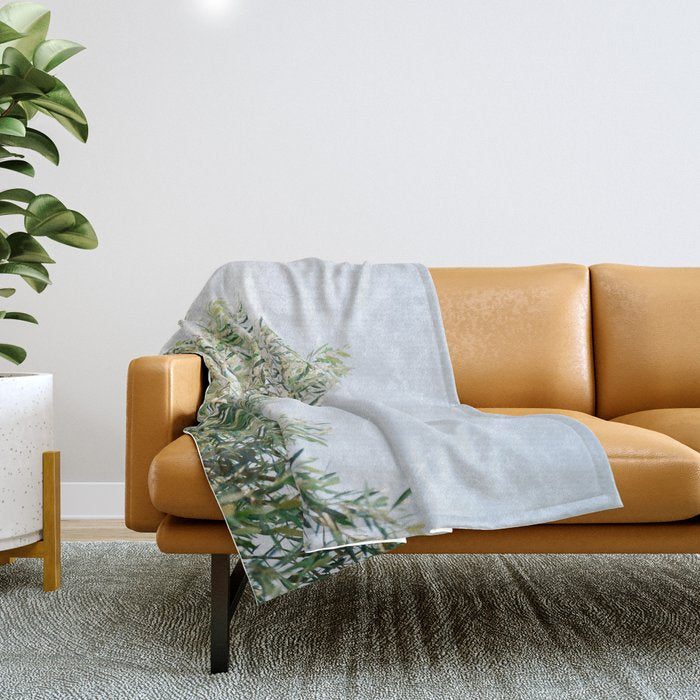 The olive tree | Italy fine art travel photography | Ostuni art Throw Blanket Gallery Image 1