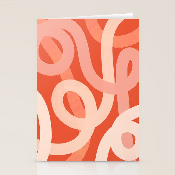 Summer Lines - Minimal Art Print Stationery Card Gallery Image 1