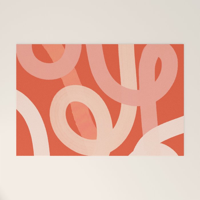 Summer Lines - Minimal Art Print Welcome Mat Gallery Image 1