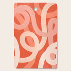 Summer Lines - Minimal Art Print Cutting Board Gallery Image 1