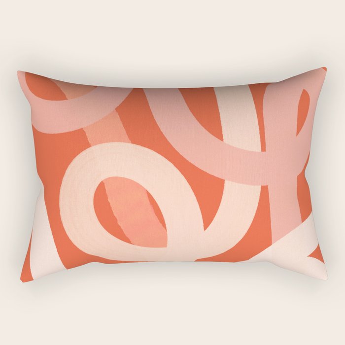 Summer Lines - Minimal Art Print Rectangular Pillow Gallery Image 2