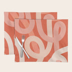 Summer Lines - Minimal Art Print Placemat Gallery Image 1