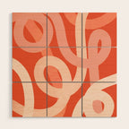 Summer Lines - Minimal Art Print Wood Wall Art Gallery Image 1