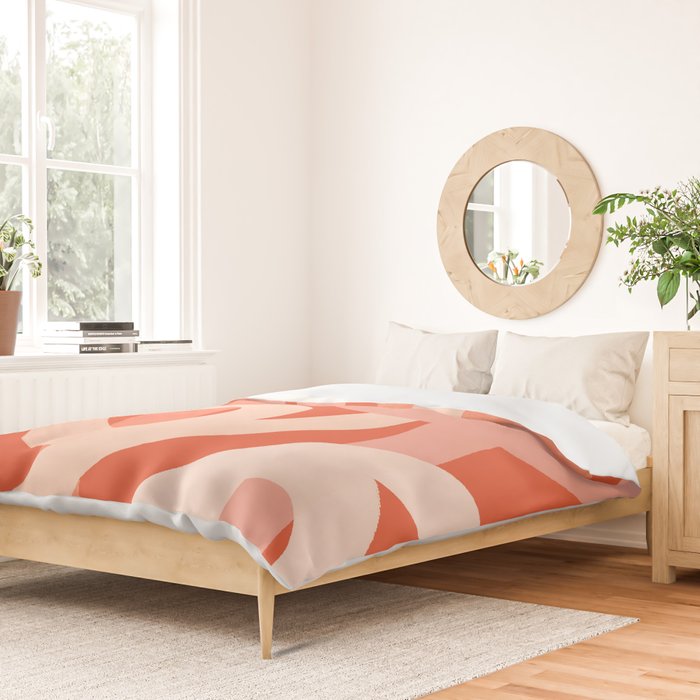 Summer Lines - Minimal Art Print Duvet Cover Gallery Image 2