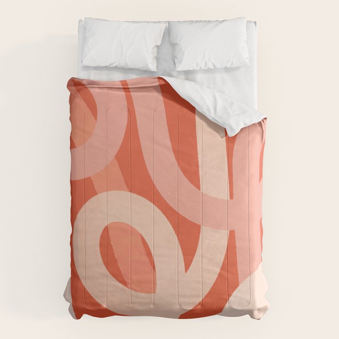 Summer Lines - Minimal Art Print Comforter Gallery Image 6
