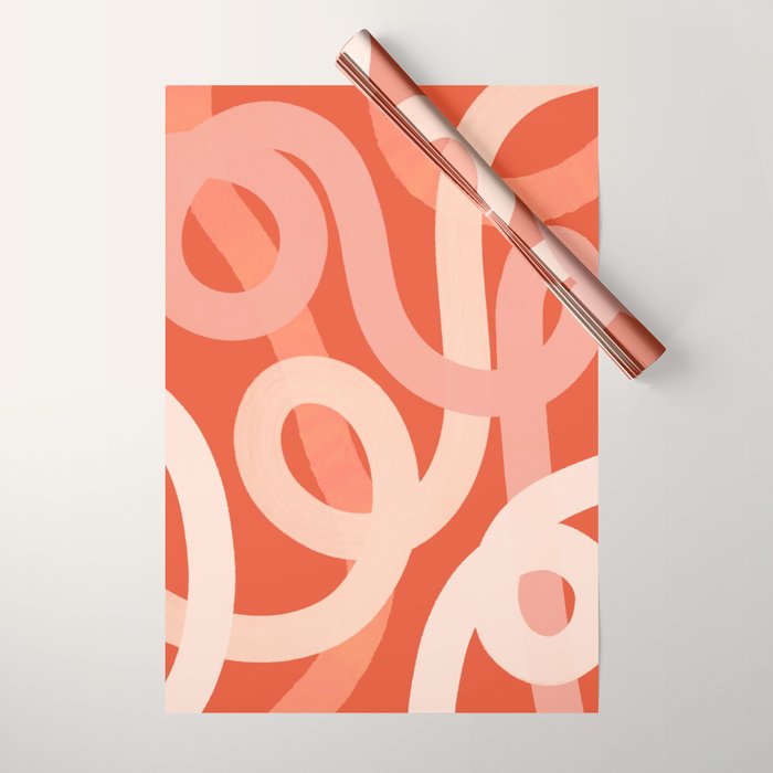 Summer Lines - Minimal Art Print Wrapping Paper Gallery Image 1