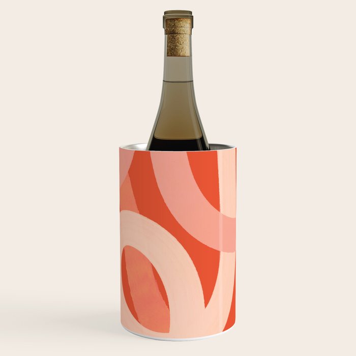 Summer Lines - Minimal Art Print Wine Chiller Gallery Image 1