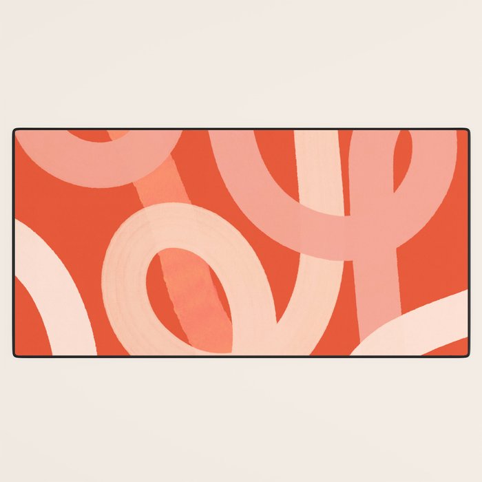 Summer Lines - Minimal Art Print Desk Mat Gallery Image 3