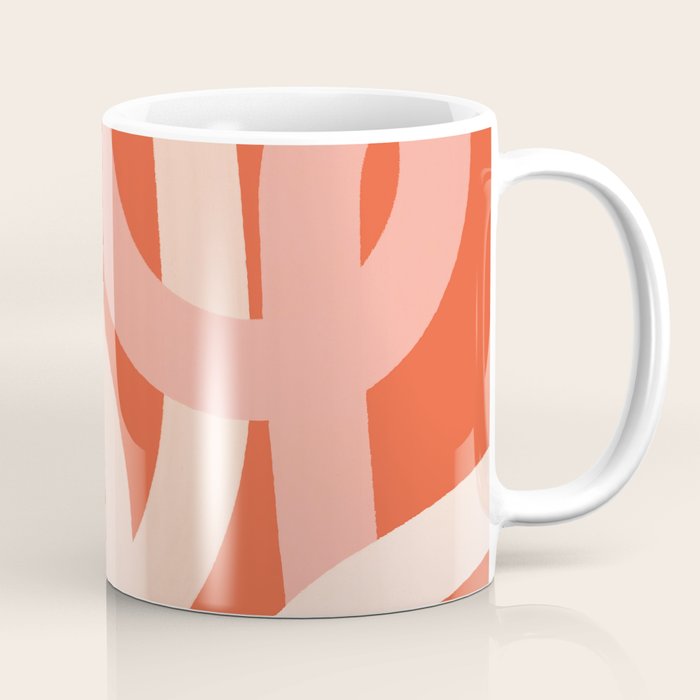 Summer Lines - Minimal Art Print Coffee Mug Gallery Image 1
