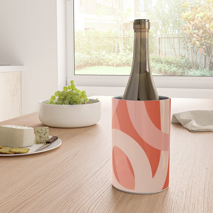 Summer Lines - Minimal Art Print Wine Chiller Gallery Image 4