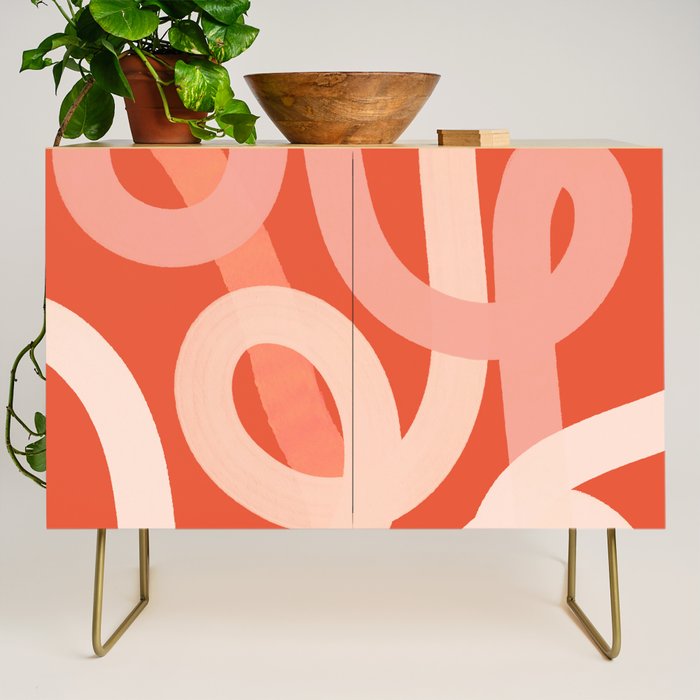 Summer Lines - Minimal Art Print Credenza Gallery Image 1