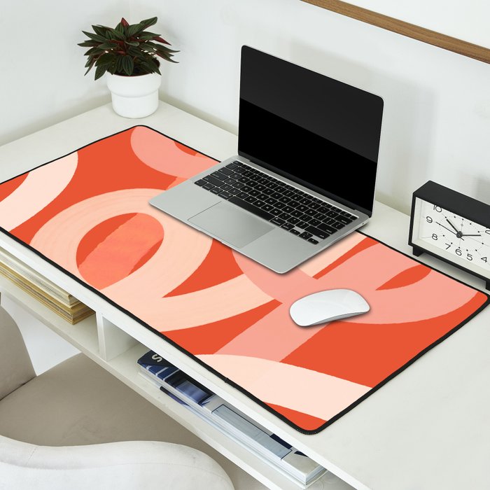 Summer Lines - Minimal Art Print Desk Mat Gallery Image 2