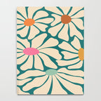 Colors of Joy - Groovy Flowers Green Notebook Gallery Image 4