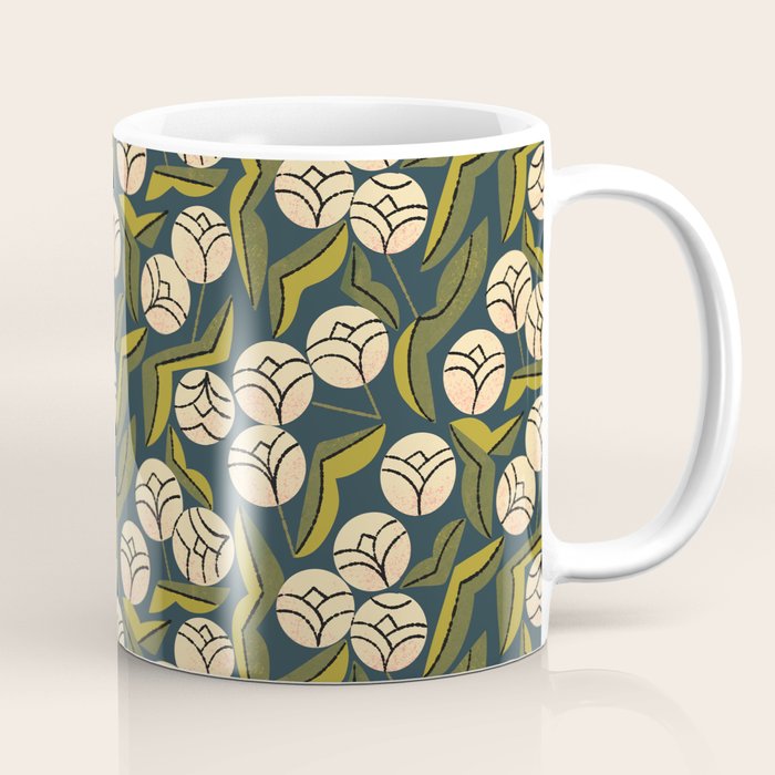 Ivory Blooms Coffee Mug Gallery Image 1