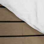 Minimal Arch XLIII Natural Tan Modern Geometric Lines Comforter Gallery Image 4