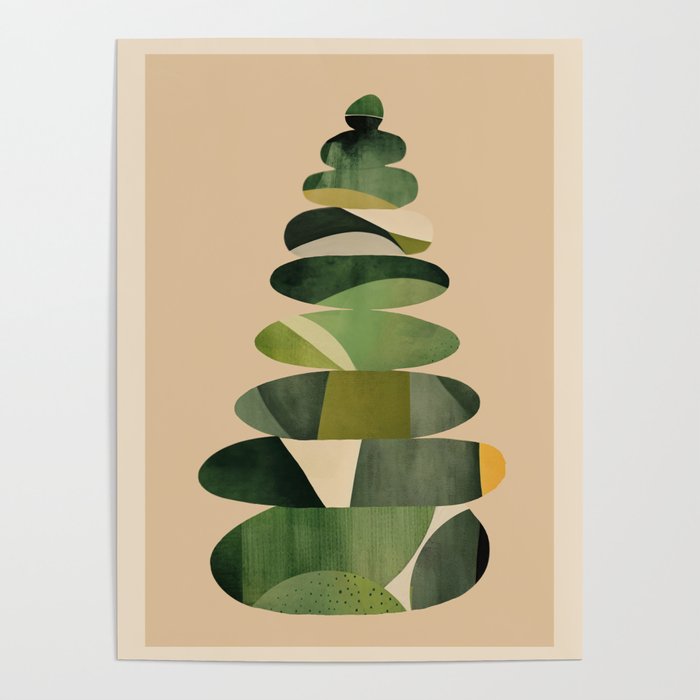 Abstract and Modern Stones Art 2 Poster Gallery Image 1