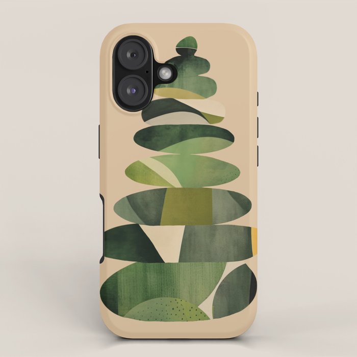 Abstract and Modern Stones Art 2 iPhone Case Gallery Image 1