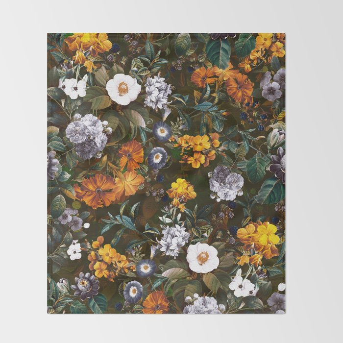 Mysterious Garden Throw Blanket Gallery Image 2