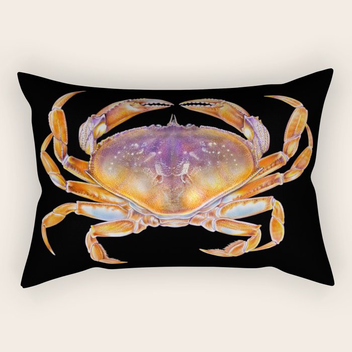 Dungeness crab Rectangular Pillow Gallery Image 1
