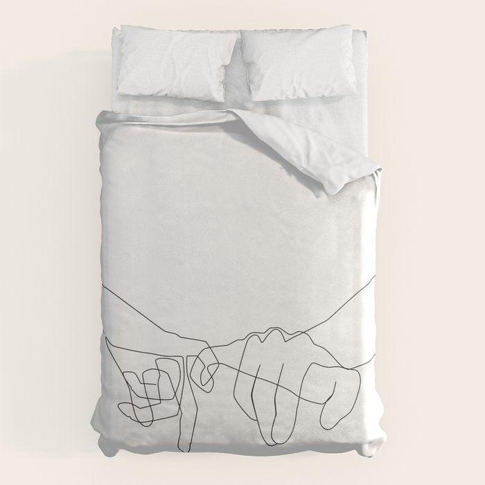Pinky Swear Duvet Cover Gallery Image 1
