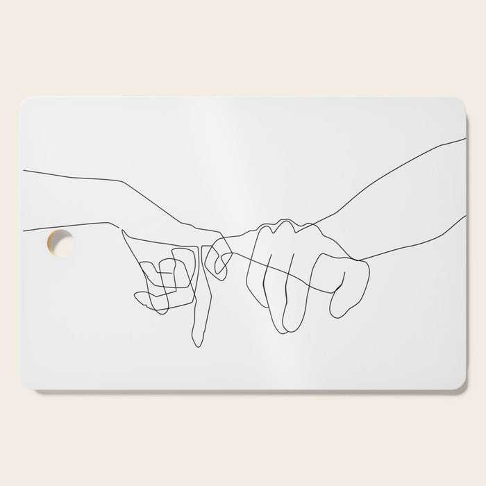 Pinky Swear Cutting Board Gallery Image 1