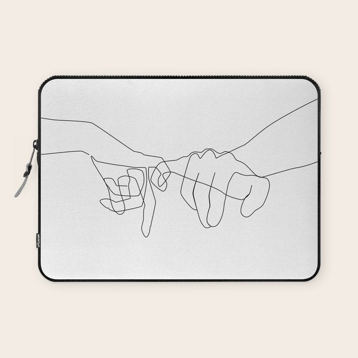 Pinky Swear Laptop Sleeve Gallery Image 1