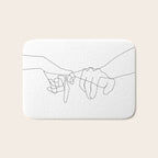 Pinky Swear Bath Mat Gallery Image 1