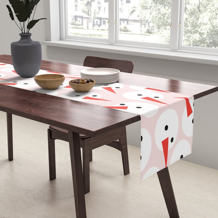 Snowman pattern Table Runner Gallery Image 2