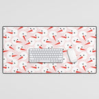 Snowman pattern Desk Mat Gallery Image 1