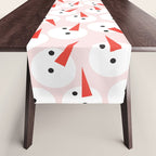 Snowman pattern Table Runner Gallery Image 1
