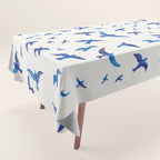 Blue Birds Tablecloth Gallery Image 1