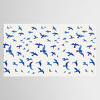 Blue Birds Tablecloth Gallery Image 2