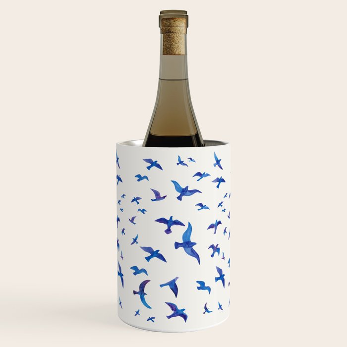 Blue Birds Wine Chiller Gallery Image 3