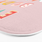 EVERYBODY DANCE NOW - bright typography Bath Mat Gallery Image 3