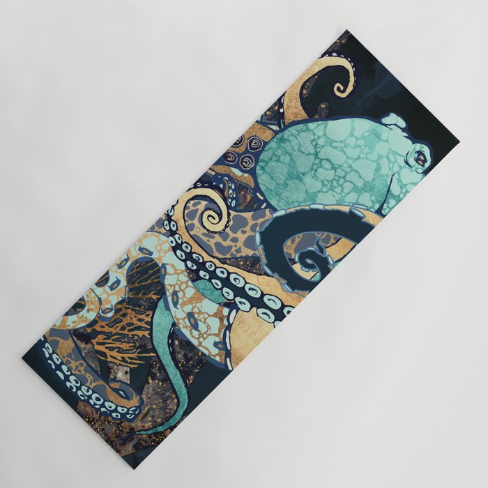 Metallic Octopus II Yoga Mat Gallery Image 1