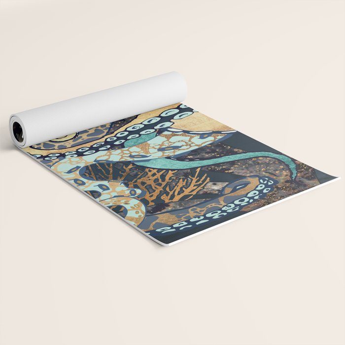 Metallic Octopus II Yoga Mat Gallery Image 2