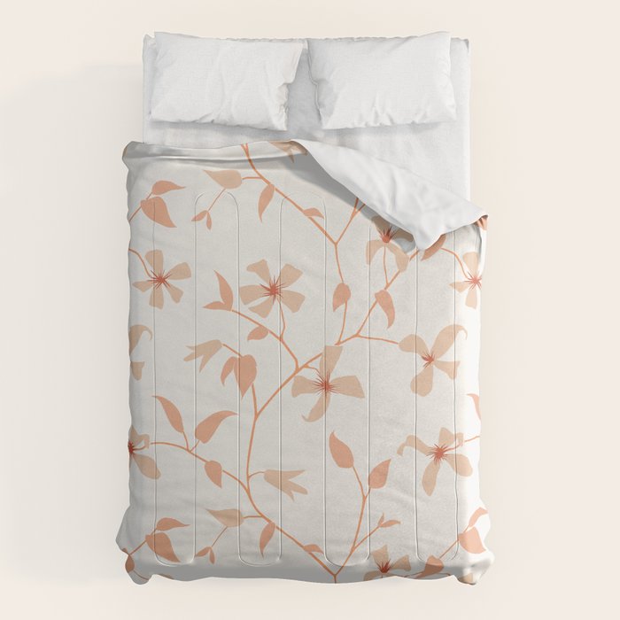 Floral Clematis Vine Comforter Gallery Image 1