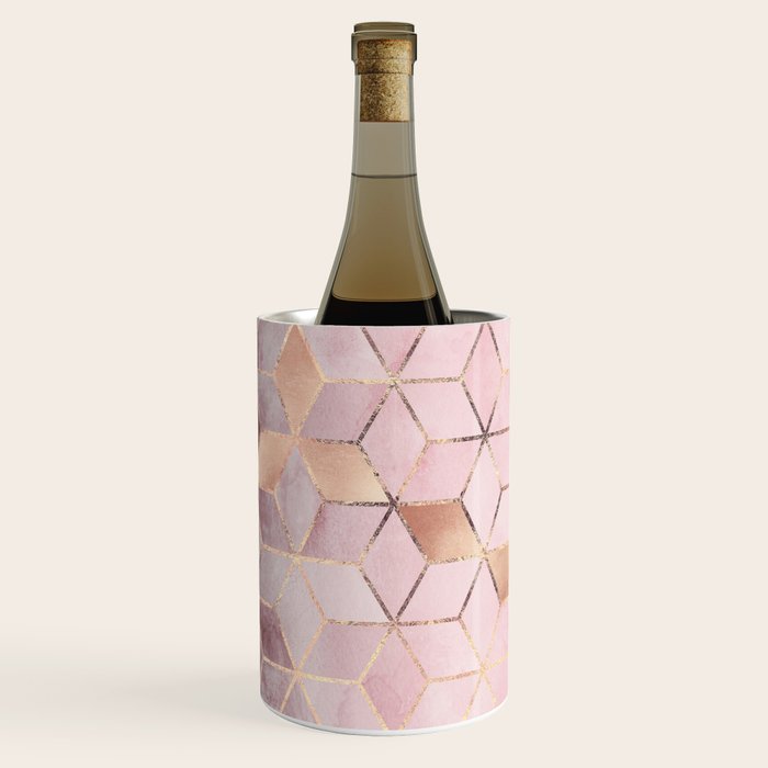 Pink And Grey Gradient Cubes Wine Chiller Gallery Image 3