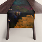 Before Midnight Blue Hour Vintage Flowers Garden Table Runner Gallery Image 1