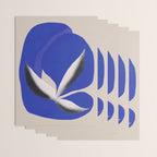 Liquid cobalt blue abstraction 02 Wrapping Paper Gallery Image 3