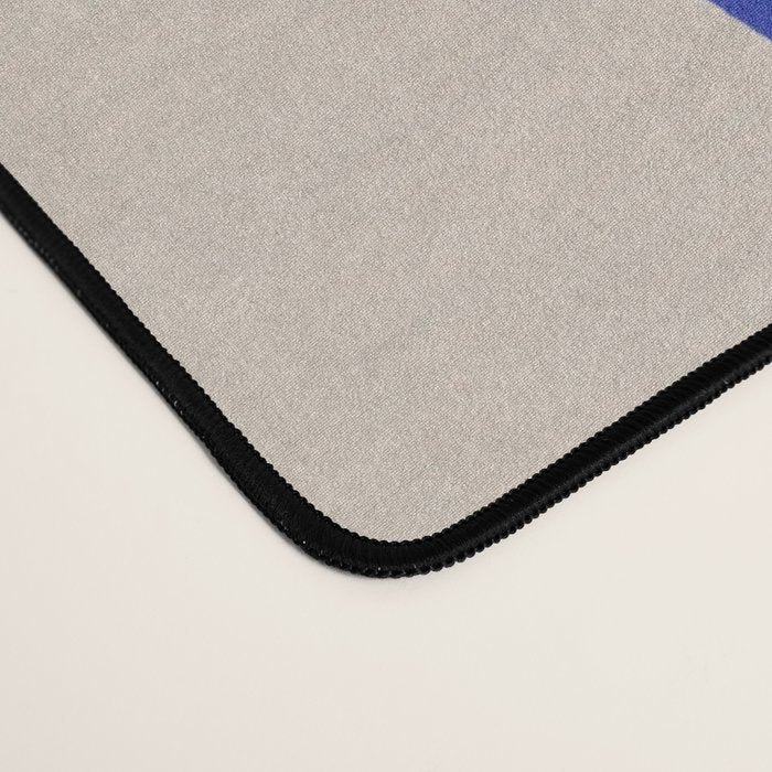 Liquid cobalt blue abstraction 02 Desk Mat Gallery Image 4