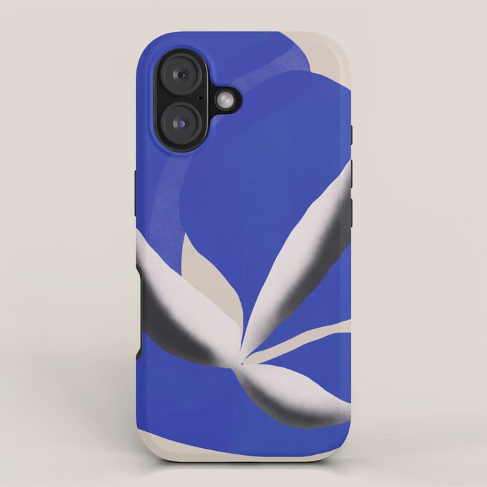 Liquid cobalt blue abstraction 02 iPhone Case Gallery Image 1