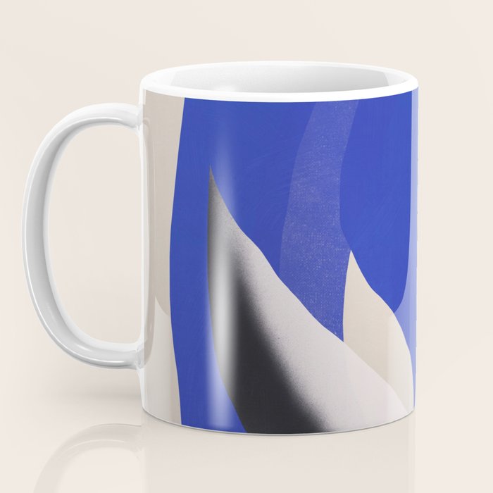 Liquid cobalt blue abstraction 02 Coffee Mug Gallery Image 3
