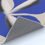 Liquid cobalt blue abstraction 02 Rug Gallery Image 4